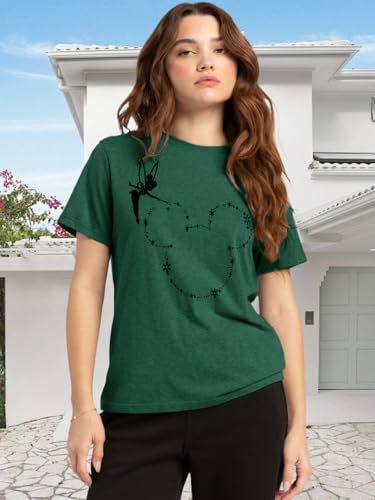 Image of Magic Kingdom Castle Shirt Holiday Short Sleeve Boho Clothes for Women