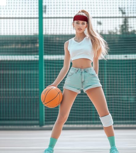 Image of Sport Tie Headbands Tennis Head Tie for Men Women Sports Fans Ninja Soccer Basketball Teams Head Ties Halloween