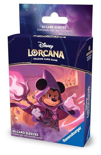 Carte à collectionner Lorcana Disney Ravensburger Le Règne de Jafar Protège cartes Sleeves Mickey - vue 9
