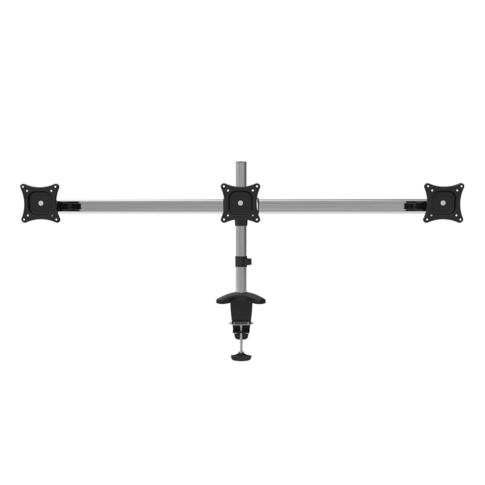 Aioneer Monitor Desk Mount Triple Monitor Stand 15"-27" Aluminum Alloy Monitor Desk Mount Stand Adjustable Monitor Mounting Arm With 75/100Mm Vesa, Holds Up To 22Lbs Computer Mon-A
