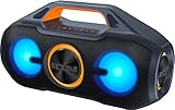 ION Audio AquaSport Max - Water-Resistant Bluetooth Stereo Speaker with Lights (Renewed)