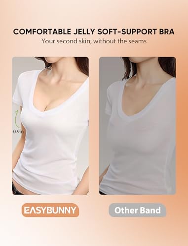 Image of Wireless Bras for Women No Underwire Seamless Buttery Bralettes Smoothing Women's Bras Full Coverage Shapedly Bra