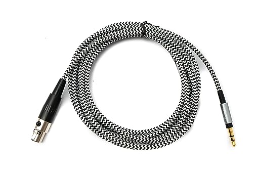Cable de audio de 3m 3.5mm a conector mini XLR adaptador trenzado para sonido analógico 2
