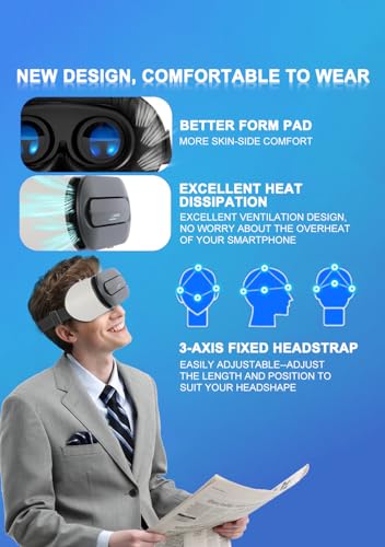 Laporio Vr Headset For Smartphones With Bluetooth Controller thumb #1