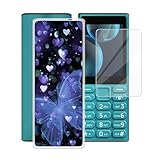 💐[Compatible]: Funda diseñada para Nokia 108 4G 2024 (2.0 pulgadas). Posiciones precisas de los orificios y diseño de bisel moderno, todos los botones y recortes están perfectamente dispuestos, cada botón es fácil de presionar. (Admite carga inalámbrica).