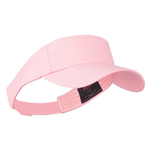 Youth Cotton Sun Visor - Pink Osfm #TOP3