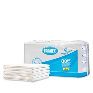 Farmex® ULTRA Absorberende Matrasbeschermers – Waterdicht & Wegwerp – Oprolbaar – 80 x 180 cm – Voor Matras, Lakens en Meubilair – 30 Stuks