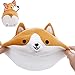 KOESON Corgi - Cuscino in peluche, morbido con animali farciti, cuscino a forma di cane, decorazione per la casa, 50 cm, colore: Marrone