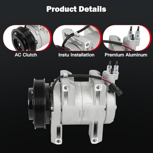 Image of CCIYU AC Compressor w /Clutch for Nissan for Rogue Select L4 2.5L 2008-2016
