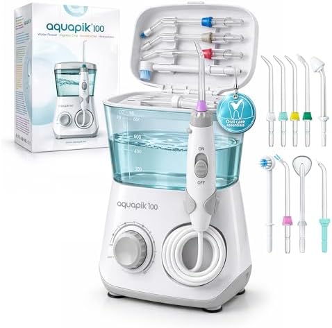 Aquapik100 Professional Waterflosser Dental Irrigator Deep Cleani...