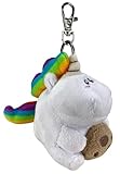 United Labels Porte-Clés Pummel & Friends Pummeleinhorn - Peluche Doudou 10 cm