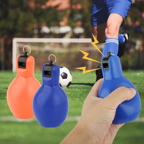 2 Silbatos Deportivos Portátiles a Presión en PVC miniatura 6