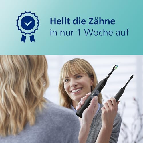 Philips Sonicare ProtectiveClean 4500 elektrische Zahnbürste, Schallzahnbürste mit 2 Putzmodi, Clean und White, Drucksensor, Timer, Schwarz, Modell HX6830/44 – Bild 4