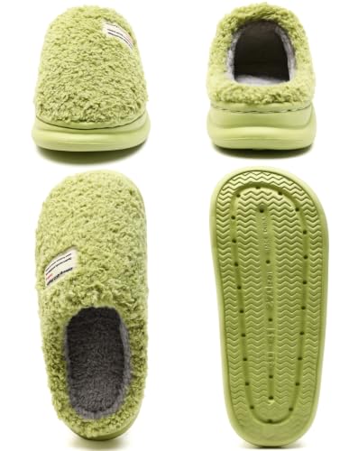 Image of Slippers for Women Men, Memory Foam Slippers for Women, Soft Thick Fuzzy Bedroom House Shoes Indoor Outdoor