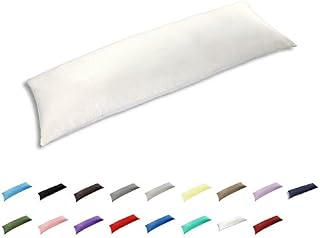 TAOSON 100% Cotton 300 Thread Count Envelope Style Body Pillow Cover Pillowcase Pillow
