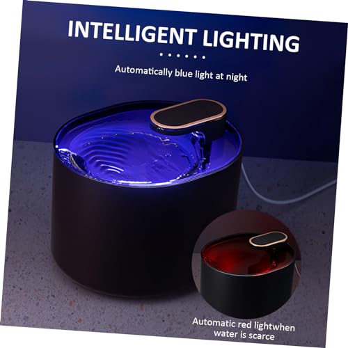 Fuente automática de agua para mascotas con doble filtración miniatura 4