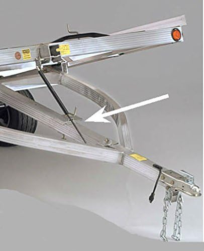 Triton Gas Shock Installed on Trailer