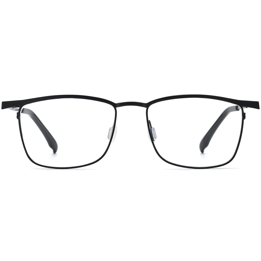 FONEXPure Titanium Glasses Frame Men Square Eyeglasses Optical Eyewear F85741