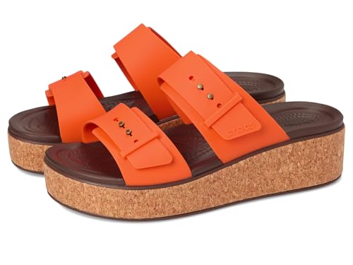 Crocs Women's Brooklyn Cork Buckle Sandals