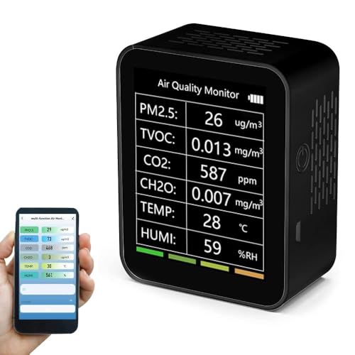 Détecteur CH2O et CO2 portable pour évaluer la pollution de votre intérieur