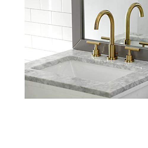 Kingston Brass FSC8923CML Manhattan Widespread Bathroom Faucet Pop-Up, Brushed Brass, 10.06 x 5.38 x 2.5 by Kingston Brass - Image 7