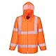 Portwest H440 Herren Leichte Wasserdichte Hi-Vis Regenjacke Orange, M