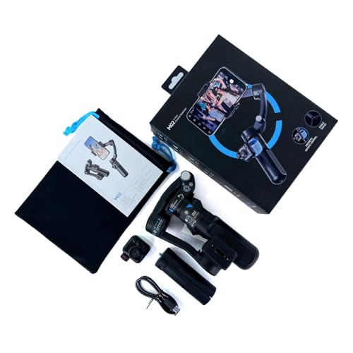 3 Axisas Gimbals Teléfono con Estabilizadores Gimbals Luz Relleno Ajustable para Estabilizadores Teléfonos para Teléfonos Inteligentes para Grabación Video