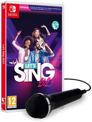 Ravenscourt Let’s Sing 2023 Videogioco per Nintendo Switch, Include 1 Microfono Ravenscourt Let’s Sing 2023 Videogioco per Nintendo Switch, Include 1 Microfono