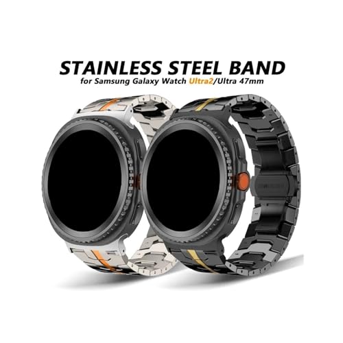 Bracelet acier Galaxy Watch 8 anti-irritation et incassable - 2