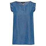 More & More Damen Bluse dunkelblau 40