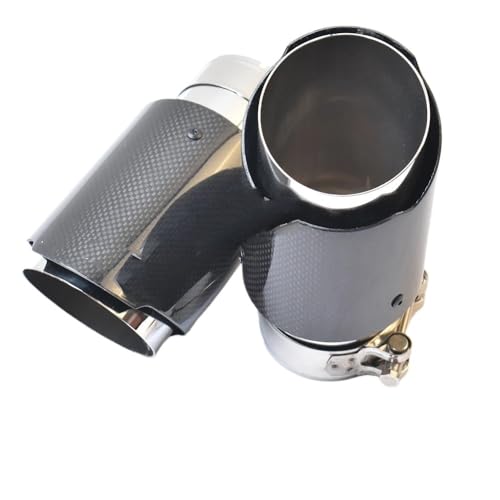 Tubo de escape de coche de acero inoxidable con silenciador de brida recta de 1 pieza