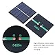 4pcs 3V 168 mA Silizium Solarpanel, 54x54mm/2,1 x 22.1in Solarzni -Solarzellen Solar DIY -System Kits Notladegerät Tragbare Stromversorgung
