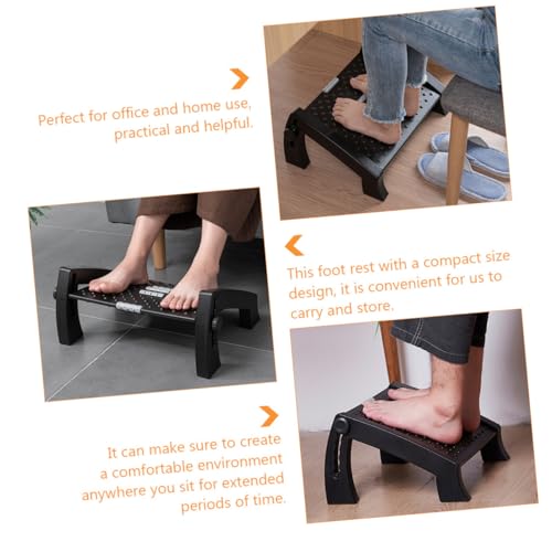 Tabouret repose-pied de bureau ergonomique réglable pour support jambes