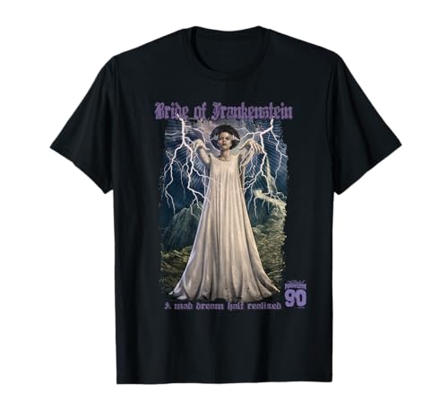 Universal Monsters Bride of Frankenstein 90th Lightning T-Shirt