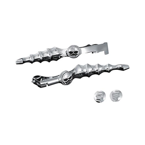 Kuryakyn 7411 Motorcycle Handlebar Accessory: Zombie Clutch and Brake Trigger Levers for 1988-2018 Honda Motorcycles, Chrome, 1 Pair