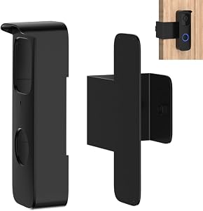 Blink Doorbell Mount, Anti Theft Blink Video Doorbell Mount, No Drill Door Mount for Blink Video Doorbell Camera, No Block Sensor & Night Vision & Weather Proof
