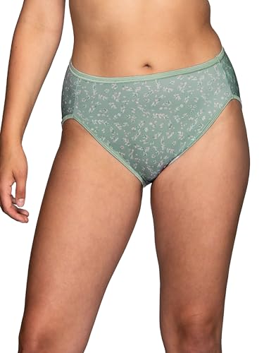 Image of Vanity Fair Women's Illumination Hi Cut Panties, Silky Stretch & Satin Trim
