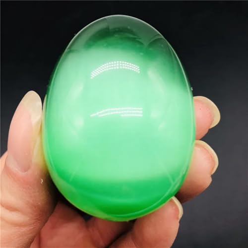 Green Opal Egg Shaped Crystal Home Decor