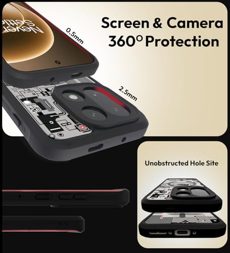 Image of KAPAVER Mag-X Sandstone Back Cover Case Compatible with MagSafe, Magnetic Case for OnePlus 15 (Mag-X Cyber-i Black)