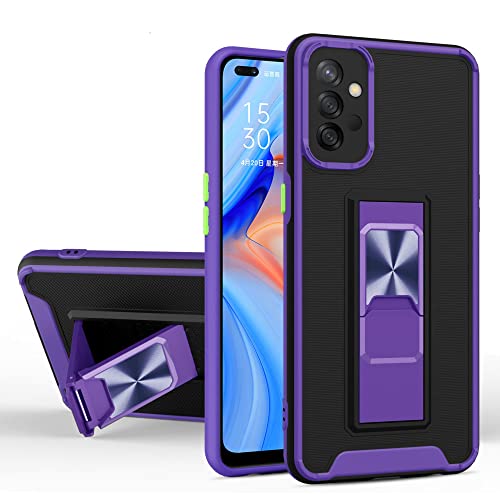 Coque Samsung Galaxy A52 A53 A13 antichoc silicone aimant violette protection