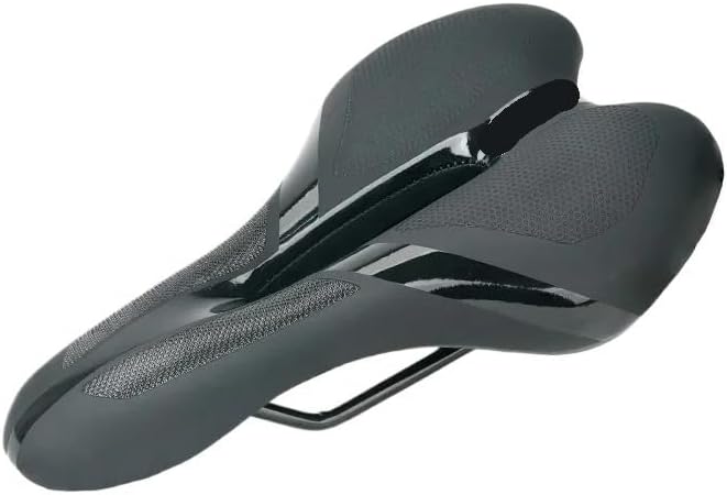 Bike Saddle Soft Silicone Gel Shockproof Comfortable Hollow Cushion Seat for Mountain MTB Road Cycling Exercise