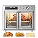 Midea Flexify French Door Toaster Oven Air Fryer Combo, 26.4 QT, Extra Large Air Fryer Countertop Oven 10-in-1 Combo, 25% Faster Cooking and 90% Less Oil, Stainless Steel