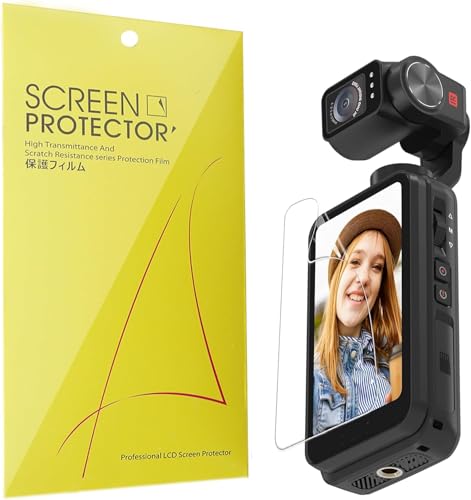 Lamshaw Protector de Pantalla para ORDRO M5 - [6 Unidades] - Lámina TPU Transparente de Cobertura Total, Compatible con Cámara de Acción ORDRO M5 (6Piezas)