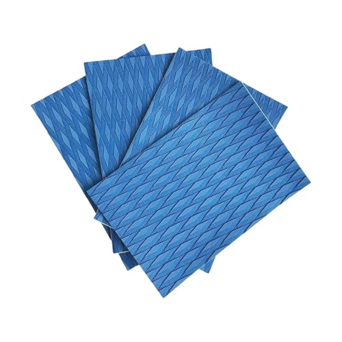 QSTDGVPW 4Pcs Traction Pad Trimmable Sheet for Kayak Non Slip Deck Grip Pad EVA Sheet for Yacht, Dark Blue