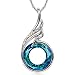 Necklace Swarovski Crystals Jewelry Valentines Day Gifts for Women Girls Her KATE LYNN Nirvana of Phoenix Pendant Necklace Anniversary Gifts for Women Her Kids Birthday Gifts for Wife Mom Daughter
