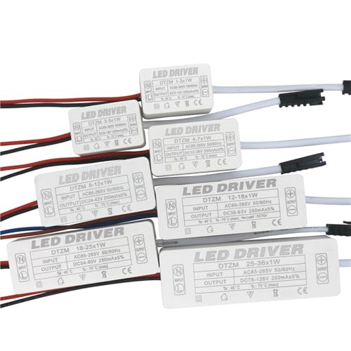 Transformateurs d'éclairage pour lampes LED DIY puissance ajustable basse tension DC