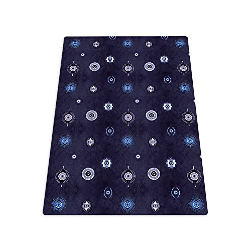 Tapis de protection de sol Yeux grecs pour stopper les rayures de chaise - 2