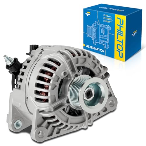 Image of PHILTOP 13985N New Alternator Fit for 2003-2006 Dodge Ram 1500 V8 5.7L | 136Amp Alternator for 2003-2006 Dodge Ram 1500 5.7L, 2003-2006 Ram 2500 5.7L, 2004 Durango 5.7L, 56029086AA 56028699AA 13985