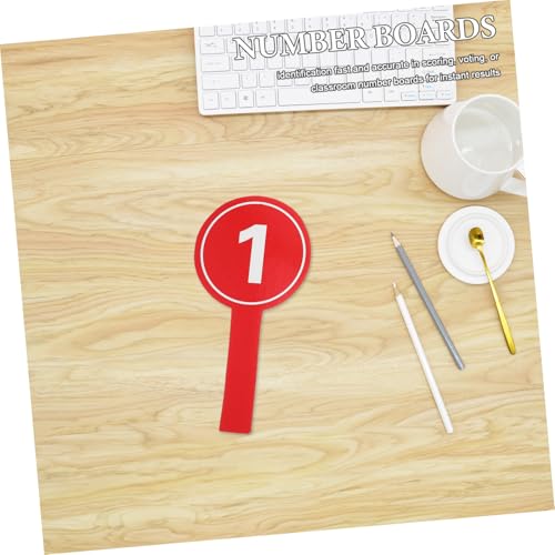 ULTECHNOVO 10 unidades paletas de espuma rojas para puntaje miniatura 6