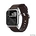 NOMAD Modern Band for Apple Watch 40mm/38mm | Rustic Brown Horween Leather | Silver Hardware
